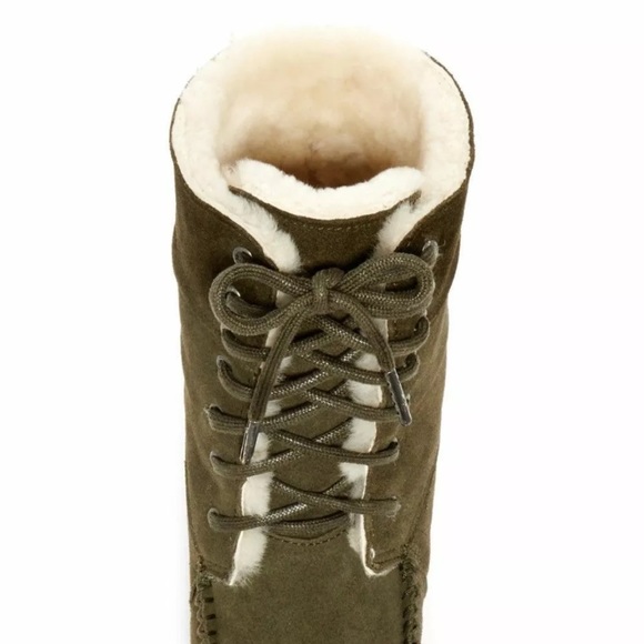 Emu Winter Brooklyn Boots Suede Sheepskin Lining - Picture 6 of 8